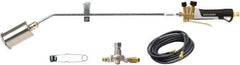 Sievert - 4 Piece Torch Kit - Includes 32 Inch 225-375k BTU Torch, 27-60 PSI Adjustable Regulator, 25 Ft. Hose, Flint Striker - Exact Industrial Supply