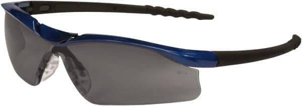 MCR Safety - Gray Lenses, Framed Safety Glasses - Anti-Fog, Scratch Resistant, Size Universal, Wrap Around - Industrial Tool & Supply