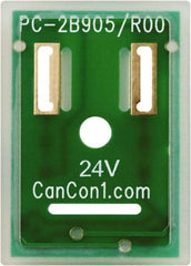 Canfield Connector - Solenoid Valve Interposed Lighted Wafer Indicator Light - Use with DIN Type Coil - Industrial Tool & Supply
