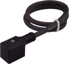 Canfield Connector - Solenoid Valve Connector/Gasket/Cord Assembly - Use with Solenoid Valves - Industrial Tool & Supply