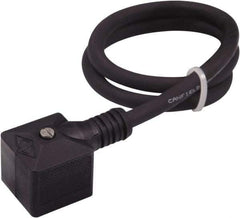 Canfield Connector - Solenoid Valve Connector/Gasket/Cord Assembly - Use with Solenoid Valves - Industrial Tool & Supply