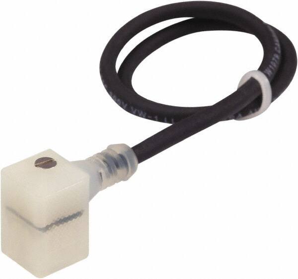 Canfield Connector - Solenoid Valve Connector/Gasket/Cord Assembly - Use with Solenoid Valves - Industrial Tool & Supply