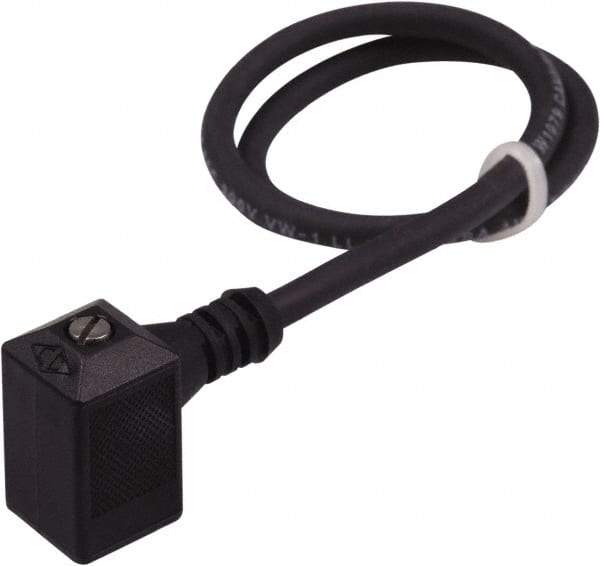 Canfield Connector - Solenoid Valve Connector/Gasket/Cord Assembly - Use with Solenoid Valves - Industrial Tool & Supply
