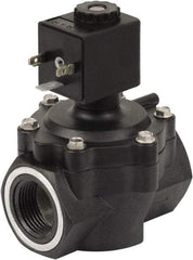 Spartan Scientific - 3/4" NPT Port, 2 Way, 2 Position, Composite Solenoid Valve - Normally Closed, Viton Seal - Industrial Tool & Supply