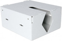 Wipe Dispensers; For Use With: Boxed Wipers; Dispenser Color: White; Material: Steel; Material: Steel
