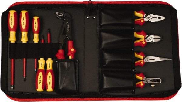 Wiha - 10 Piece Insulated Pliers Hand Tool Set - Comes in Box - Industrial Tool & Supply