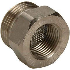 Dynabrade - Air Right-Angle Sander Inlet Bushing - Use with 52655, Includes (2) Screens - Industrial Tool & Supply