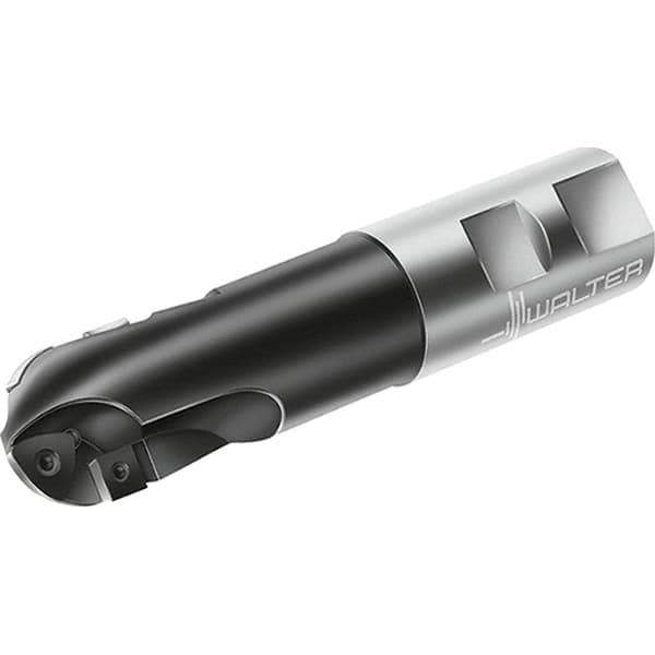 Walter - 40mm Cut Diam, 51mm Max Depth of Cut, 40mm Shank Diam, 190mm OAL, Indexable Ball Nose End Mill - 9,500 Max RPM - Industrial Tool & Supply