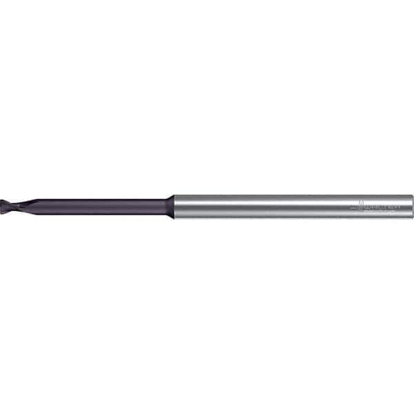 Walter-Prototyp - 4mm, 2 Flute, Solid Carbide, 0.5mm End Mill - 3-15/16" OAL, 30° Helix, Right Hand Flute, 40mm LOC, Right Hand Cut - Industrial Tool & Supply