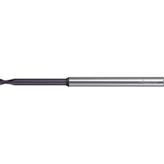 Walter-Prototyp - 4mm, 2 Flute, Solid Carbide, 0.5mm End Mill - 3-15/16" OAL, 30° Helix, Right Hand Flute, 30mm LOC, Right Hand Cut - Industrial Tool & Supply