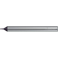 Walter-Prototyp - 0.8mm, 2 Flute, Solid Carbide, 0.08mm End Mill - 2-1/8" OAL, 30° Helix, Right Hand Flute, 3mm LOC, Right Hand Cut - Industrial Tool & Supply