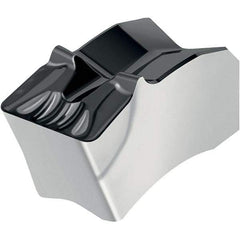 Walter - UF4 Grade WSM33S, 8mm Cutting Width Grooving Insert - 4mm Max Depth of Cut, 0.8mm Corner Radius, TiAlN+Al2O3+(Al) Finish - Industrial Tool & Supply