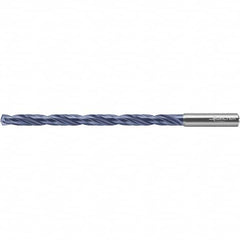 Walter-Titex - 9.6mm 140° 2-Flute Solid Carbide Extra Length Drill Bit - Industrial Tool & Supply