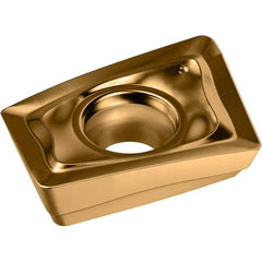 Walter - D51 Grade WKP35G Milling Insert - 4.08mm Thick, 9.68mm Inscribed Circle, 0.8mm Corner Radius - Industrial Tool & Supply