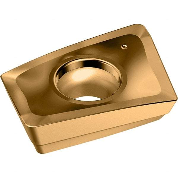 Walter - A57 Grade WKP35G Milling Insert - 2.58mm Thick, 6.1mm Inscribed Circle, 0.4mm Corner Radius - Industrial Tool & Supply