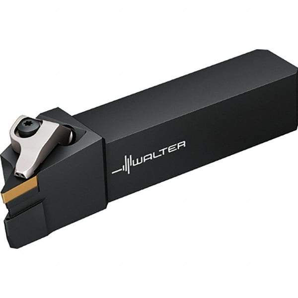 Walter - 93° Lead Angle, 25mm Shank Height x 25mm Shank Width, Indexable Turning Toolholder - 140mm OAL, Series DVJB-ISO-AUSSEN-P - Industrial Tool & Supply