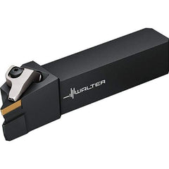 Walter - 93° Lead Angle, 20mm Shank Height x 20mm Shank Width, Indexable Turning Toolholder - 125mm OAL, Series DVJB-ISO-AUSSEN-P - Industrial Tool & Supply