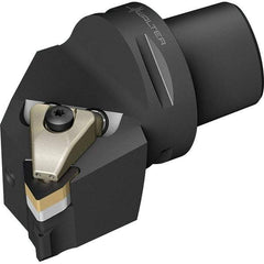 Walter - 95° Lead Angle, Indexable Turning Toolholder - 90mm OAL, Series DWLN-CAPTO-AUSSEN-P - Industrial Tool & Supply