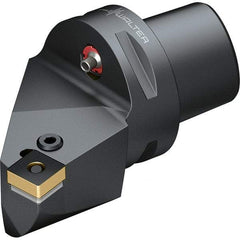 Walter - 0° Lead Angle, Indexable Turning Toolholder - 107.6mm OAL, Series PSKN-CAPTO-AUSSEN - Industrial Tool & Supply