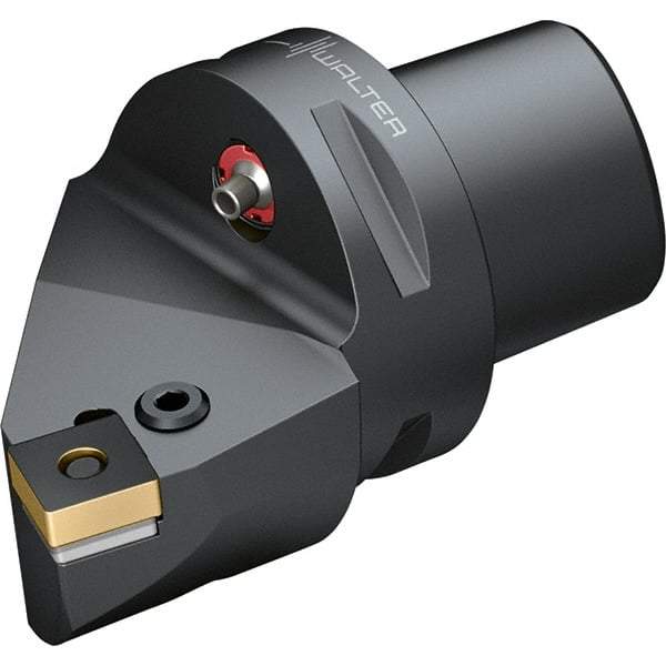 Walter - 75° Lead Angle, Indexable Turning Toolholder - 103mm OAL, Series PSRN-CAPTO-AUSSEN - Industrial Tool & Supply