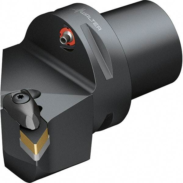Walter - 138° Lead Angle, Indexable Turning Toolholder - 128mm OAL, Series DDUN-CAPTO-AUSSEN - Industrial Tool & Supply