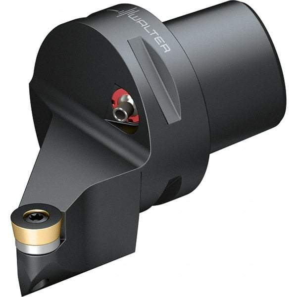Walter - 0° Lead Angle, Indexable Turning Toolholder - 90mm OAL, Series SRSC-CAPTO-AUSSEN - Industrial Tool & Supply