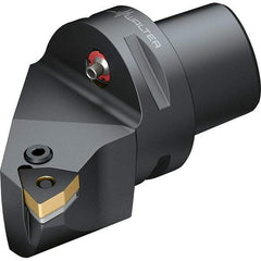 Walter - 95° Lead Angle, Indexable Turning Toolholder - 74mm OAL, Series PWLN-CAPTO-AUSSEN - Industrial Tool & Supply