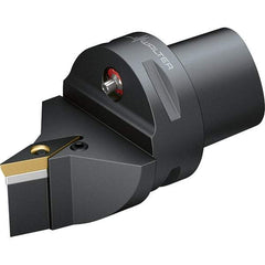 Walter - 72.5° Lead Angle, Indexable Turning Toolholder - 74mm OAL, Series PVVB-CAPTO-AUSSEN - Industrial Tool & Supply