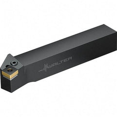 Walter - 0° Lead Angle, 25mm Shank Height x 25mm Shank Width, Indexable Turning Toolholder - 153.05mm OAL, Series PSKN-ISO-AUSSEN - Industrial Tool & Supply