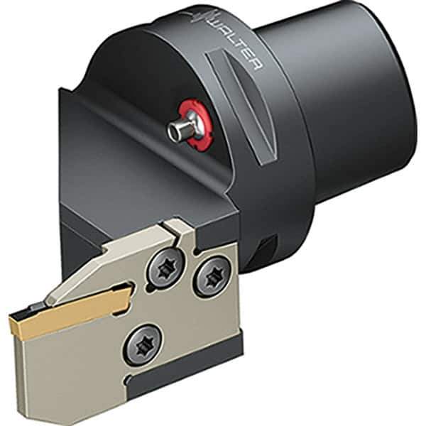 Walter - 0.827" Max Depth of Cut, Indexable Grooving Cutoff Toolholder - 24 Seat Size, Series NCBE-GX24-CAPTO - Industrial Tool & Supply