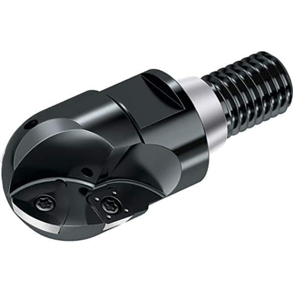 Walter - 40mm Cut Diam, 41mm Max Depth of Cut, 36mm Shank Diam, 100mm OAL, Indexable Ball Nose End Mill - 11,900 Max RPM - Industrial Tool & Supply