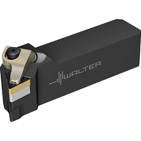 Walter - 91° Lead Angle, 20mm Shank Height x 20mm Shank Width, Indexable Turning Toolholder - 115mm OAL, Series DTGN-ISO-AUSSEN-P - Industrial Tool & Supply