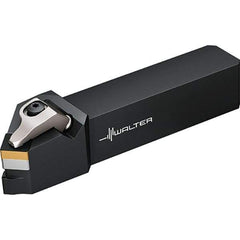 Walter - 45° Lead Angle, 25mm Shank Height x 25mm Shank Width, Indexable Turning Toolholder - 138.65mm OAL, Series DSSN-ISO-AUSSEN-P - Industrial Tool & Supply