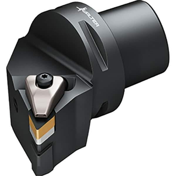 Walter - 107.5° Lead Angle, Indexable Turning Toolholder - 103mm OAL, Series DDHN-CAPTO-AUSSEN-P - Industrial Tool & Supply