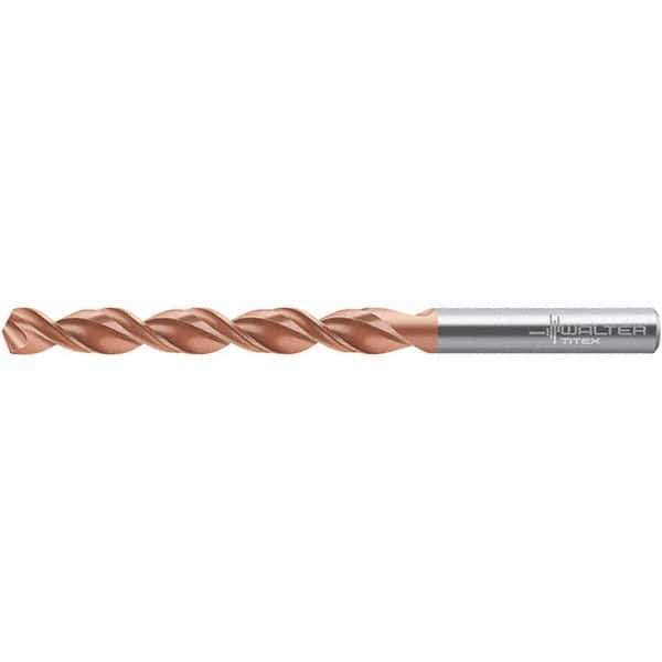 Walter-Titex - 19.5mm 130° High Speed Steel Jobber Drill - AlCrN Finish, Right Hand Cut, 205mm OAL - Industrial Tool & Supply