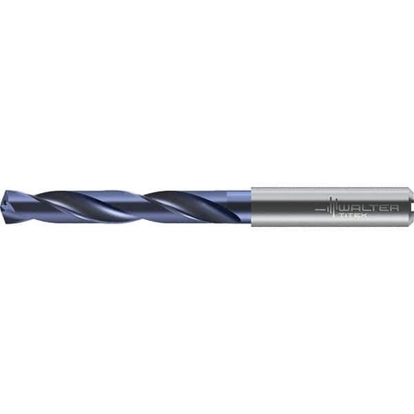 Walter-Titex - 16.3mm 140° Solid Carbide Jobber Drill - TiNAl Finish, Right Hand Cut, 143mm OAL - Industrial Tool & Supply