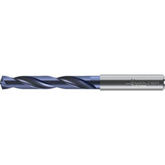Walter-Titex - 17.2mm 140° Solid Carbide Jobber Drill - TiNAl Finish, Right Hand Cut, 143mm OAL - Industrial Tool & Supply