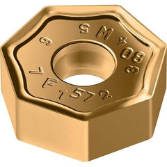 Walter - F57 Grade WSP45S Milling Insert - 5.88mm Thick, 19.05mm Inscribed Circle, 0.8mm Corner Radius - Industrial Tool & Supply