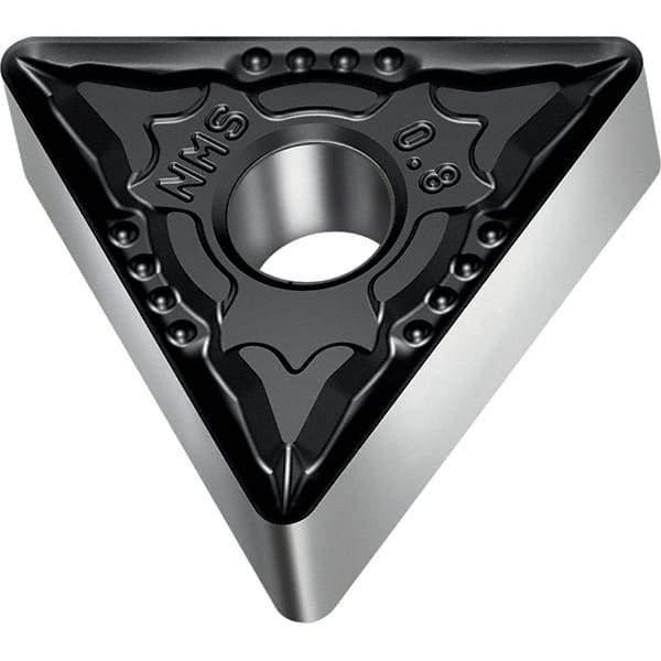 Walter - TNMG NMS Grade WSM20S Turning Insert - TiAlN+Al2O3+(Al) Finish, 60° Triangle, 9.53mm Inscr Circle, 4.76mm Thick, 0.4mm Corner Radius - Industrial Tool & Supply