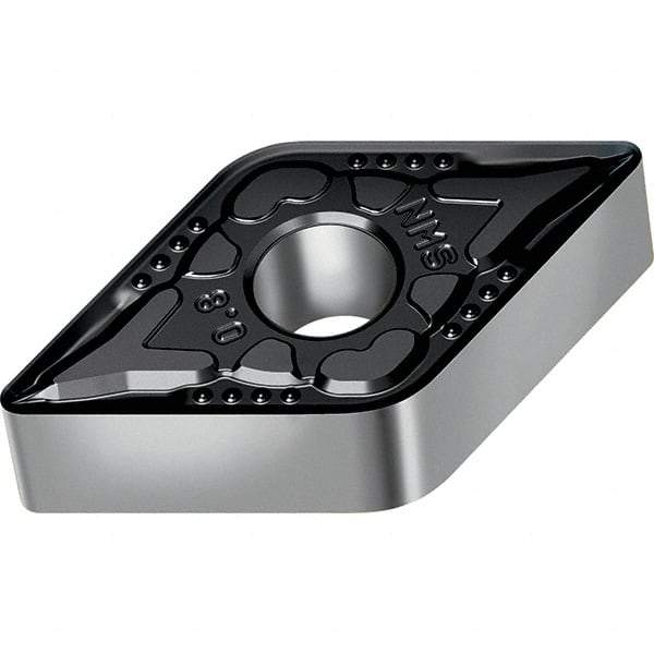 Walter - DNMG NMS Grade WSM20S Turning Insert - TiAlN+Al2O3+(Al) Finish, 55° Rhombic, 12.7mm Inscr Circle, 6.35mm Thick, 0.8mm Corner Radius - Industrial Tool & Supply