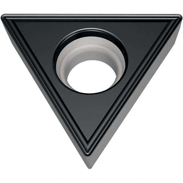 Walter - TCMT FM6 Grade WSM20S Turning Insert - TiAlN+Al2O3+(Al) Finish, 60° Triangle, 6.35mm Inscr Circle, 2.38mm Thick, 0.8mm Corner Radius - Industrial Tool & Supply