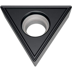 Walter - TCMT FM6 Grade WSM20S Turning Insert - TiAlN+Al2O3+(Al) Finish, 60° Triangle, 6.35mm Inscr Circle, 2.38mm Thick, 0.8mm Corner Radius - Industrial Tool & Supply
