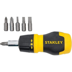 Stanley - Bit Screwdrivers Type: Multi-Bit Screwdriver Tip Type: Phillips; Slotted - Industrial Tool & Supply