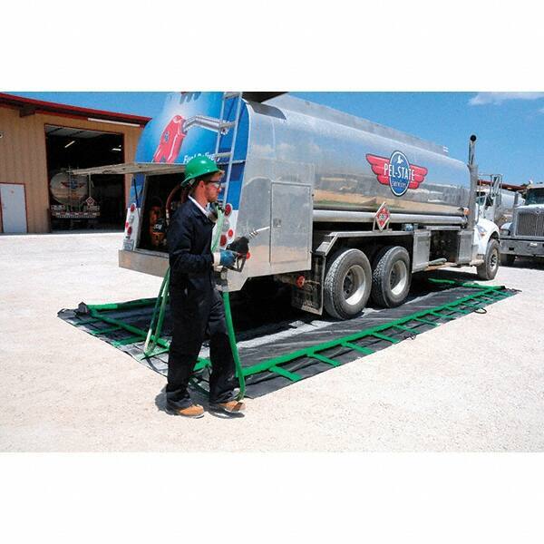 UltraTech - 2,692 Gal 22 oz PVC Containment Berm, Rapid Rise Model - 1' High x 30' Wide x 12" Long - Industrial Tool & Supply