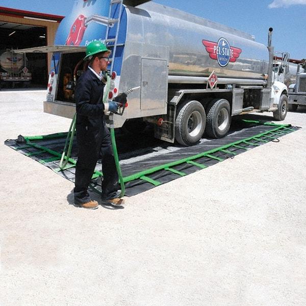 UltraTech - 810 Gal Copolymer 2000 Containment Berm, Rapid Rise Model - 13" High x 10' Wide x 10" Long - Industrial Tool & Supply