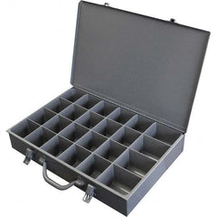 Durham - 24 Compartment Gray Small Parts Compartment Box - Industrial Tool & Supply