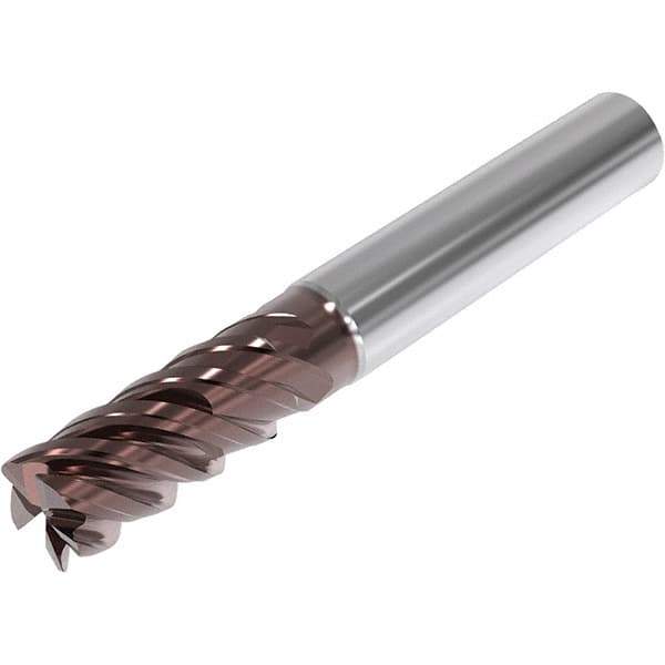 Seco - 10mm, 5 Flute, Single End, Solid Carbide, 3mm Corner Radius End Mill - 72mm OAL, 48° Helix, Right Hand Flute, 20mm LOC, Right Hand Cut, 29mm Extended Reach - Industrial Tool & Supply