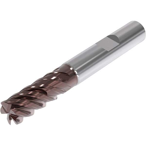 Seco - 10mm, 5 Flute, Single End, Solid Carbide, 3mm Corner Radius End Mill - 72mm OAL, 48° Helix, Right Hand Flute, 20mm LOC, Right Hand Cut, 29mm Extended Reach - Industrial Tool & Supply