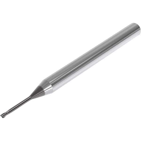 Seco - 1.5mm, 2 Flute, Single End, Solid Carbide, 0.15mm Corner Radius End Mill - 50mm OAL, 30° Helix, Right Hand Flute, 2.3mm LOC, Right Hand Cut, 12mm Extended Reach - Industrial Tool & Supply