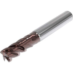 Seco - 20mm, 4 Flute, Single End, Solid Carbide, Corner Chamfer End Mill - 104mm OAL, 48° Helix, Right Hand Flute, 40mm LOC, Right Hand Cut, 51mm Extended Reach - Industrial Tool & Supply